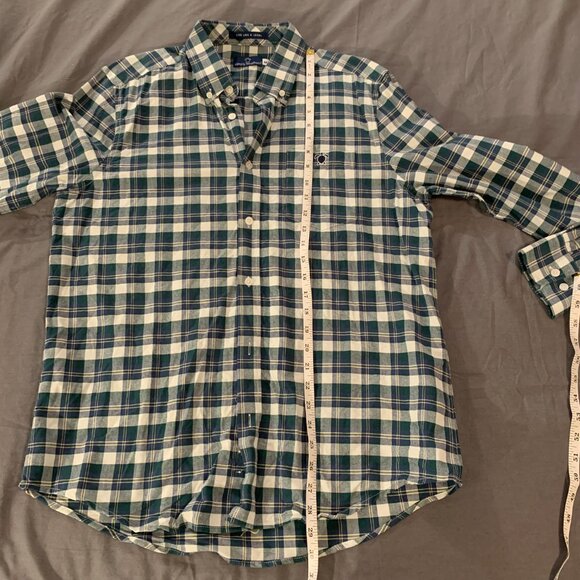 Simply Southern Plaid Men's Casual Long Sleave Button Down Shirt, Size Medium - Picture 3 of 6